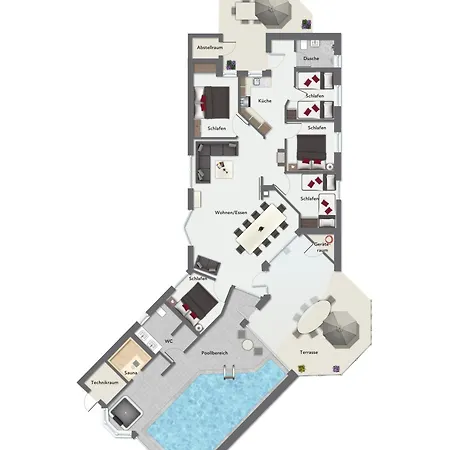 Strandblick - Dorf 1 05 Tatil Evi *